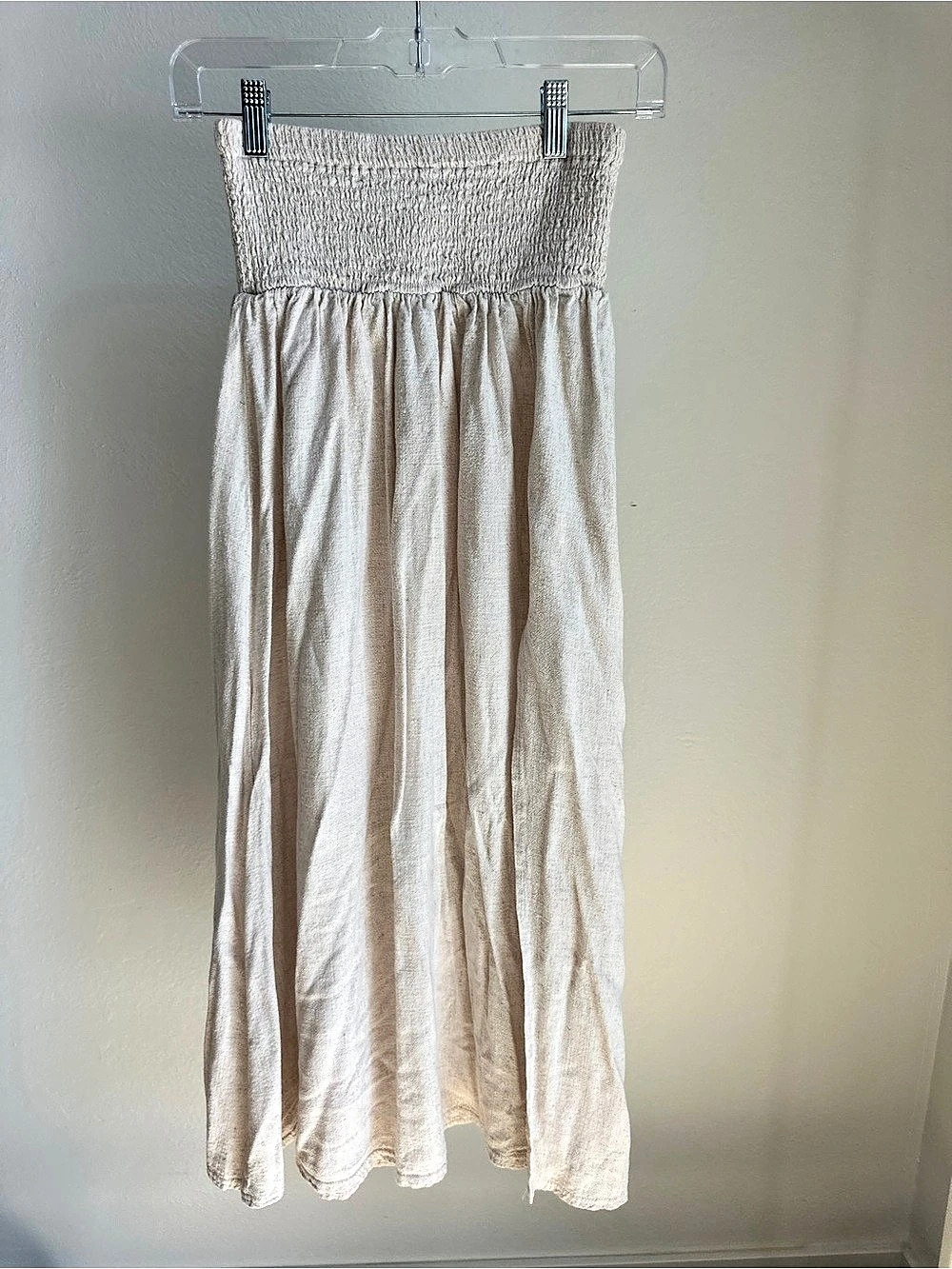 Maxi Skirt in Cream Size Small